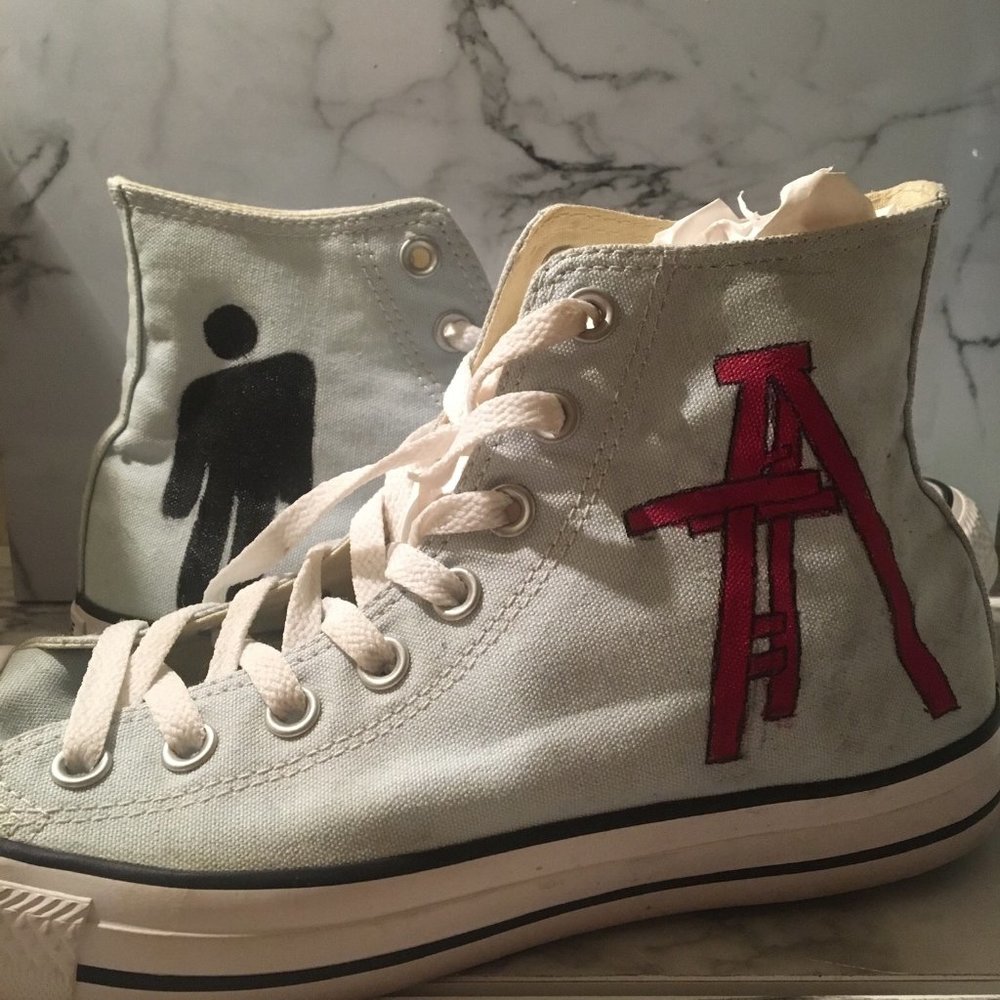 billie eilish custom converse